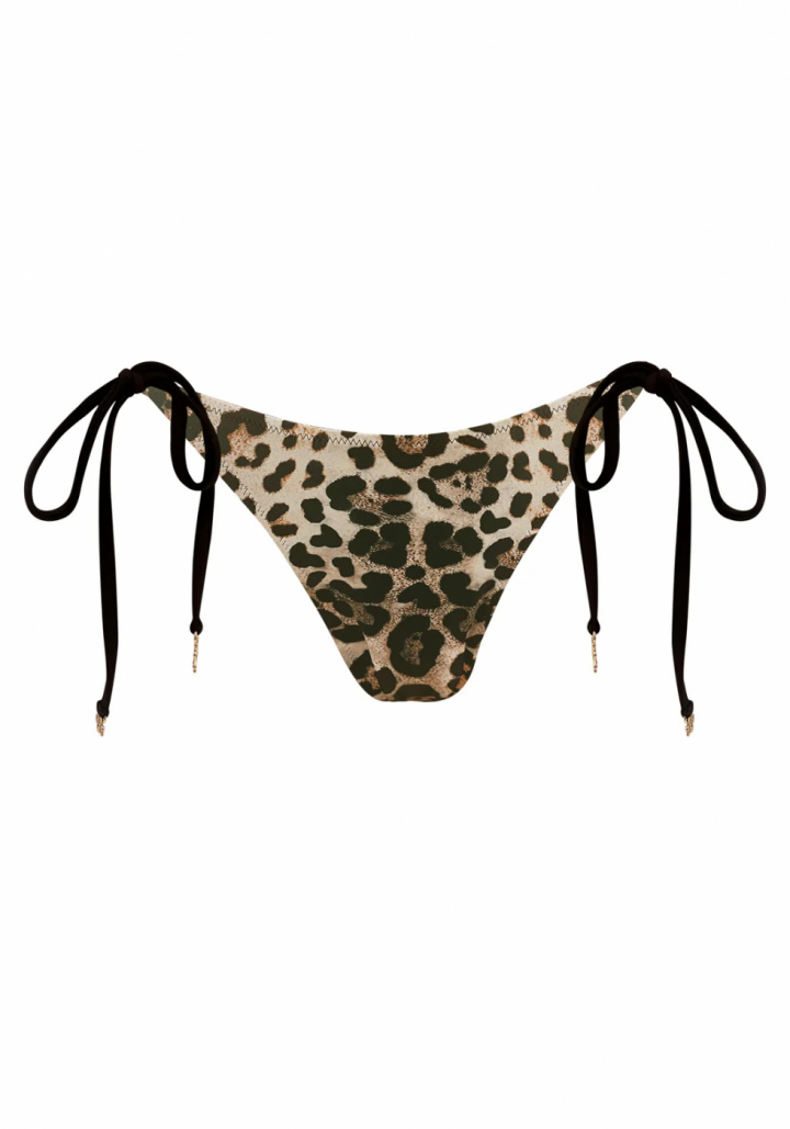 Cheetah bikinitrusse med bindebånd - multifarvet i gruppen Badetøj / Bikini & badedragter hos Sommarboden i Höllviken AB (CLKBL2-PS211-CHEETAH)