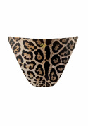 Cheetah bikinitrusse med bindebånd - multifarvet