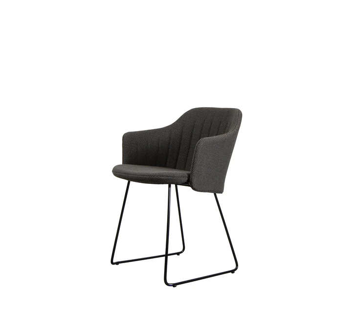 Valgstol med Medar - sort/mørkegrå i gruppen Udendørs møbler / Stole & Havestole / Stole med armlæn hos Sommarboden i Höllviken AB (Choice-stol-medar-SET)