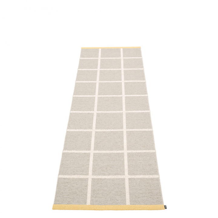Criss tæppe - hør/vanilje/lysegul kant i gruppen Indretning / Tekstiler / Tæpper hos Sommarboden i Höllviken AB (Criss-linen)