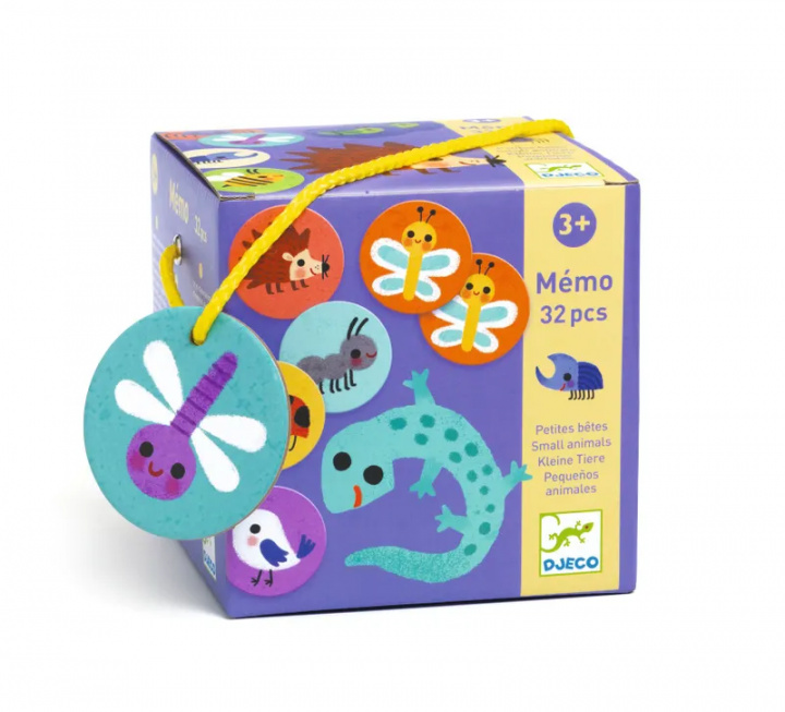 Små dyr memo spil i gruppen Legetøj / Puslespil og kreativitet hos Sommarboden i Höllviken AB (DJ08254)