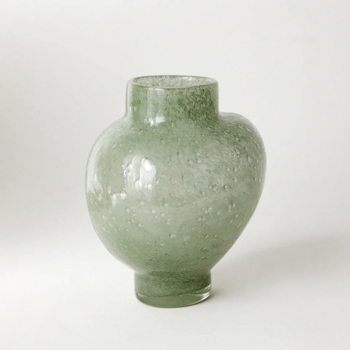 Mila Vase H19,5 cm - Grøn i gruppen Indretning / Dekoration / Vaser hos Sommarboden i Höllviken AB (DS01316-OJ)