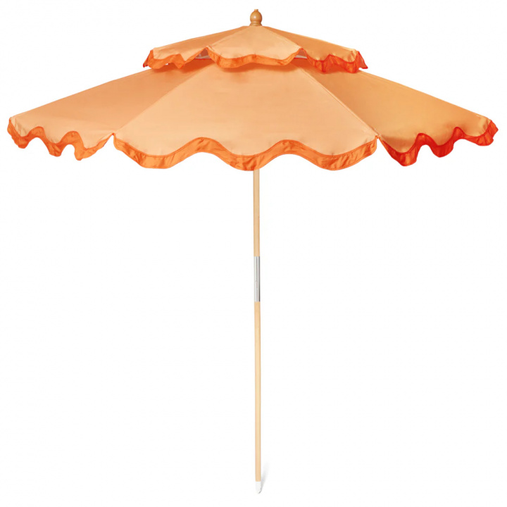 Paula parasol Ø 2,2 m - piri piri orange i gruppen Udendørs møbler / Solbeskyttelse / Parasoller hos Sommarboden i Höllviken AB (EP01)