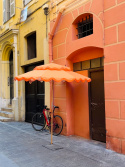 Paula parasol Ø 2,2 m - piri piri orange