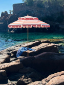 Charete parasolf Ø 2,2 m - coral retro stripe 