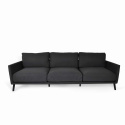 Easy 3 -personers sofa - sort/sooty dyna