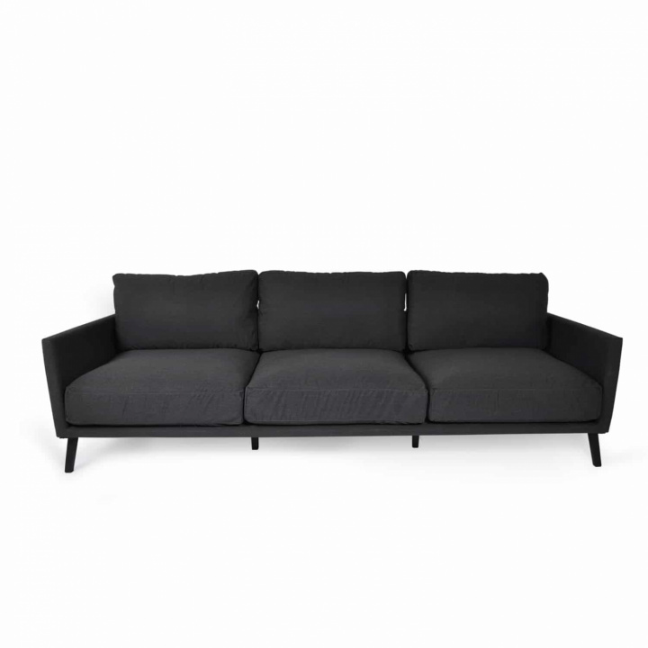 Easy 3 -personers sofa - sort/sooty dyna i gruppen Udendørs møbler / Loungemøbler / Loungemoduler / 3-personers sofa - loungemoduler hos Sommarboden i Höllviken AB (Easy03-1060)