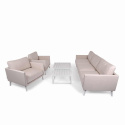 Easy 3 -personers sofa - Hvid/Lin Dyna
