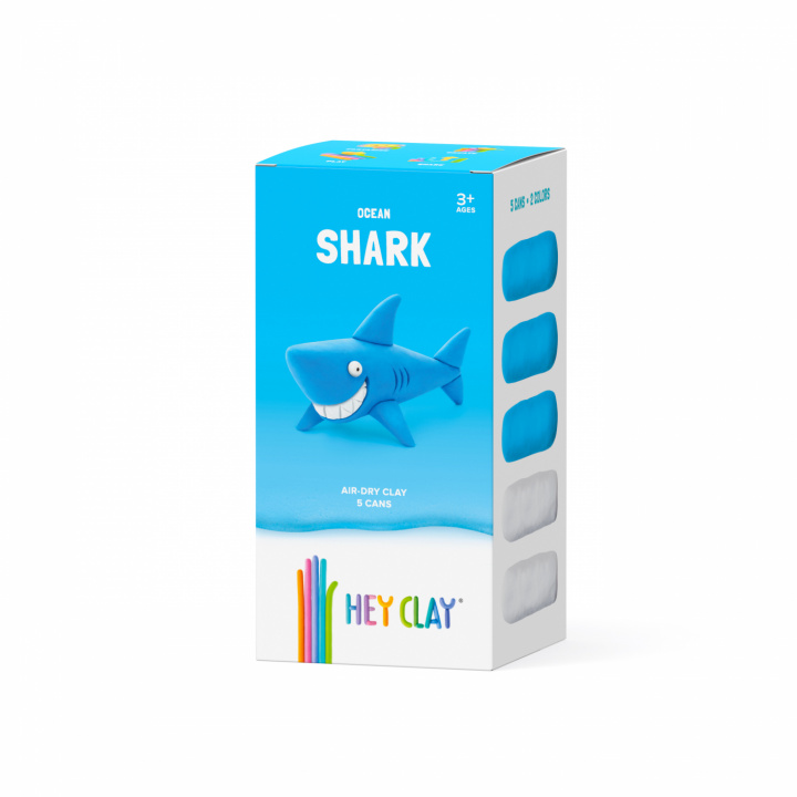 Hey Clay Shark clay, 5-pak i gruppen Legetøj / Puslespil og kreativitet hos Sommarboden i Höllviken AB (HC50123)