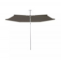 Infina parasol, round 300 cm - Alu Taupe