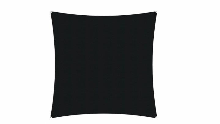 Ingenua sol sejl, square 400x400 cm - Black i gruppen Udendørs møbler / Solbeskyttelse / Sun sail hos Sommarboden i Höllviken AB (INSQUARE4X4-BLACK)