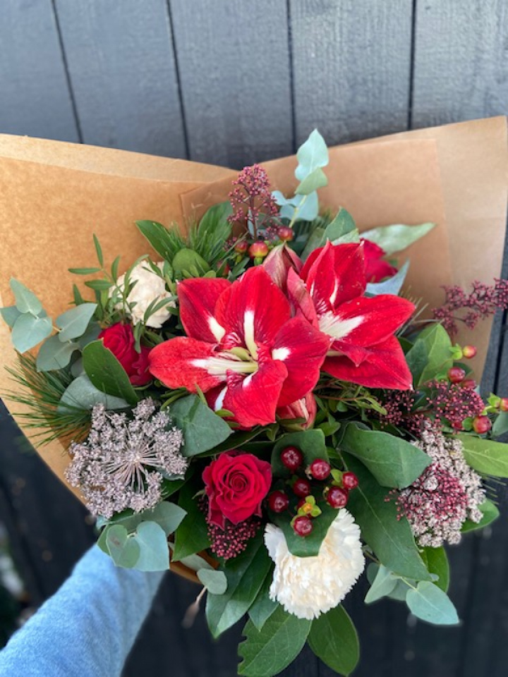 Julebuket, stor i gruppen Blomster hos Sommarboden i Höllviken AB (Julbukett-SET)