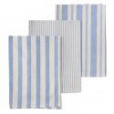 Køkkenhåndklæde, 3-pak - firenze havblå