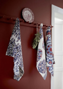 Køkkenhåndklæde - jasmin indigo
