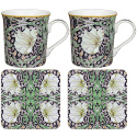 Pimpernel Midnight krus & bordskånere, 2-pak