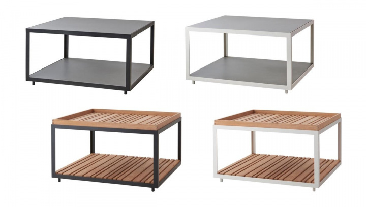 Niveau sofabord, stort i gruppen Udendørs møbler / Loungemøbler / Loungemoduler / Sofabord & Sidebord - Loungemoduler hos Sommarboden i Höllviken AB (Levelsoffbord-stor-CL)