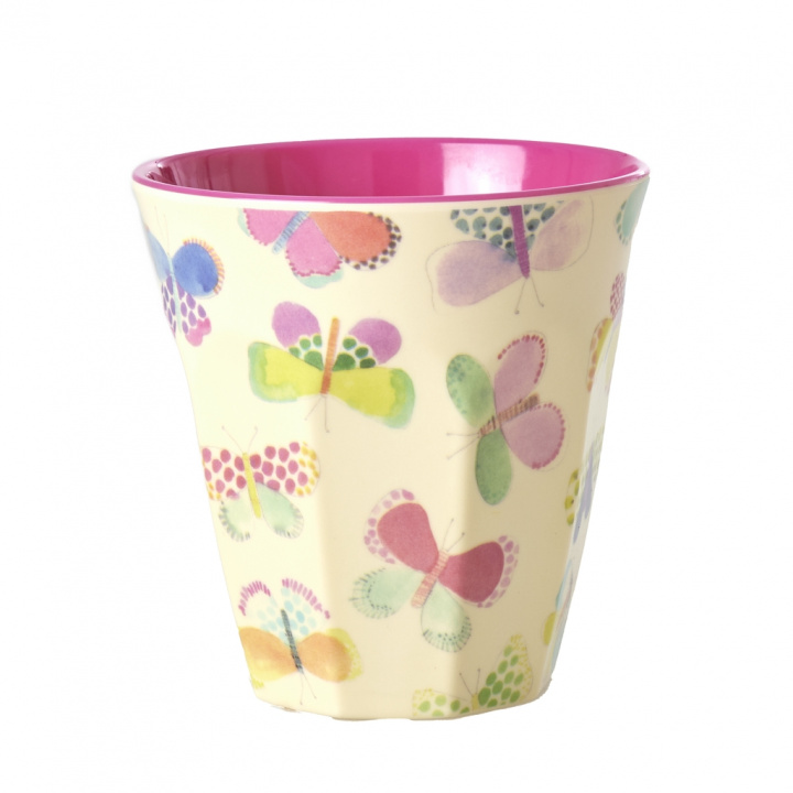 Butterfly melaminkrus - creme i gruppen Indretning / Køkken & Dækning / Kopper, Kopper & Glas hos Sommarboden i Höllviken AB (MELCU-BUTF)