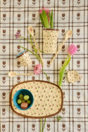Hacienda Flower melaminkrus - creme