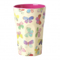 Butterfly melamin latte krus - creme