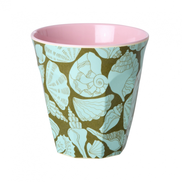 Sea Shell melaminkrus - green i gruppen Indretning / Køkken & Dækning / Kopper, Kopper & Glas hos Sommarboden i Höllviken AB (MELCU-SEASH)