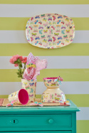 Butterfly melamin bakke- creme