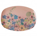 Flower Collage melamin bakke - soft pink