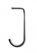 String J -hook til metal hyldeplan - rustfrit stål