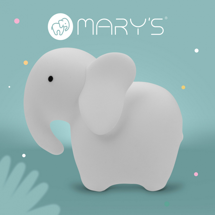 Mary\'s Elephant LED natlampe i gruppen Legetøj / Børnenes værelse / Lamper hos Sommarboden i Höllviken AB (MW61258)