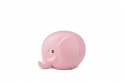 Elefant sparegris, medium - pastel pink