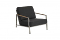 Naos sofagruppe, byg selv - rustfrit stål/næsten sort hynde