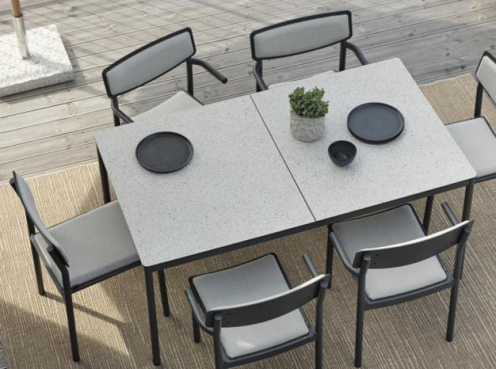 Nox spisebord 158x90 cm - Flere farver i gruppen Udendørs møbler / Madgrupper / Byg selv hos Sommarboden i Höllviken AB (Nox-matbord-158x90cm)