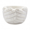 Hands Bowl - White Marble