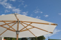 Nice parasol m trærush 3 m - Natur