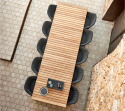 Bordplade 120-320x100 cm extension - teak
