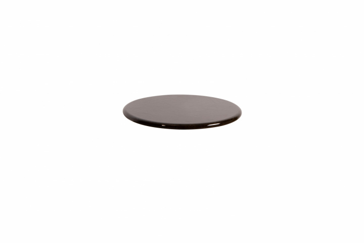 Bordsskiva Ø 45 cm - black lavasten glaserad i gruppen Udendørs møbler / Bord / Sofabord & Sidebord hos Sommarboden i Höllviken AB (P45LGB)