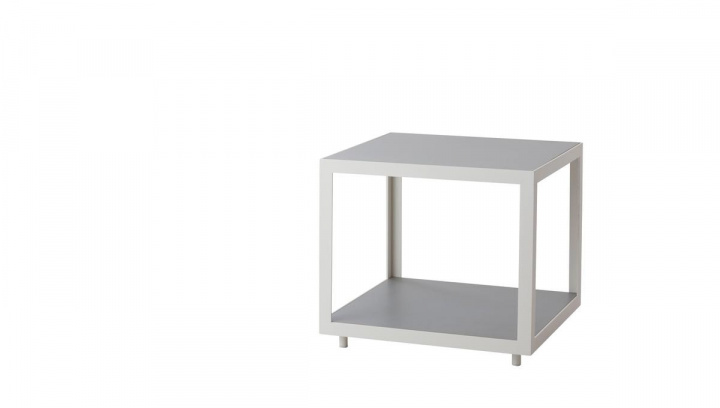 Level soffbordsskiv-set liten (2 st) - light grey keramik i gruppen Udendørs møbler / Bord hos Sommarboden i Höllviken AB (P5007TII)