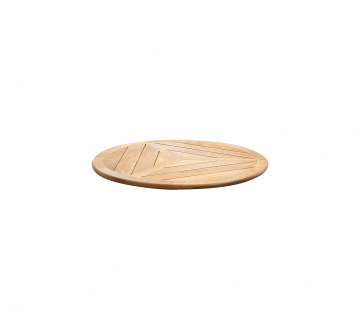 Bordsskiva Ø 60 cm - teak i gruppen Udendørs møbler / Bord / Sofabord & Sidebord hos Sommarboden i Höllviken AB (P60GT)