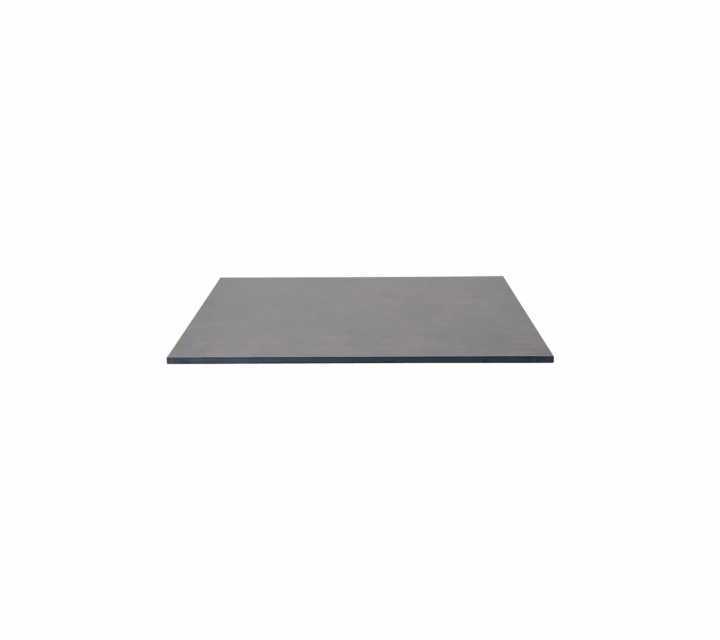Bordsskiva 75x75 cm - dark grey structure kompaktlaminat i gruppen Udendørs møbler / Materiale / Aluminiummøbler hos Sommarboden i Höllviken AB (P75X75HPSDG)