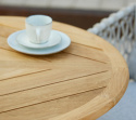 Bordsskiva Ø 80 cm - teak
