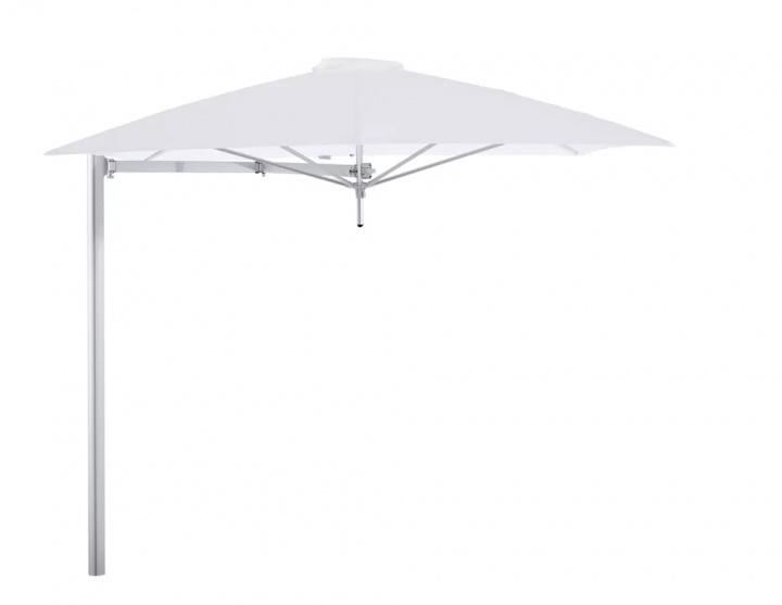 Paraflex mono parasol, square, 230 cm, Neo arm Alu - Natural i gruppen Udendørs møbler / Solbeskyttelse / Parasoller hos Sommarboden i Höllviken AB (PFMONO230NEO-NATUR)