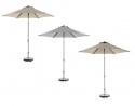 Poppi push-up parasol Ø 2,5 m - flere farver