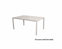 Pure spisebord 150x90 H73 cm - sand/flere bordplader
