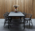 Pure spisebord 200x100 H73 cm - llavagrå/flere bordplader