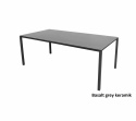 Pure spisebord 200x100 H73 cm - llavagrå/flere bordplader