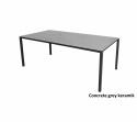 Pure spisebord 200x100 H73 cm - llavagrå/flere bordplader