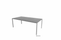 Pure spisebord 200x100 H73 cm - light grey/flere bordplader