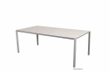 Pure spisebord 200x100 H73 cm - light grey/flere bordplader