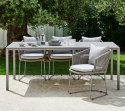 Pure spisebord 200x100 H73 cm - sand/flere bordplader