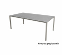 Pure spisebord 200x100 H73 cm - taupe/flere bordplader