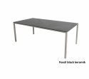 Pure spisebord 200x100 H73 cm - taupe/flere bordplader